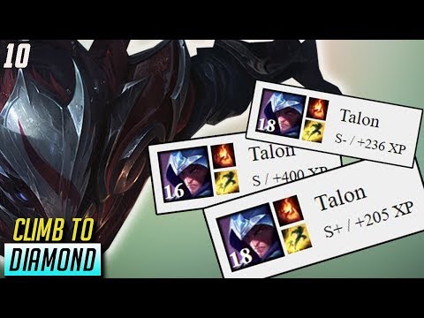 I ONLY GET S's on TALON (8 S's Last 10 Games)-- Climb to Diamond Ep.10