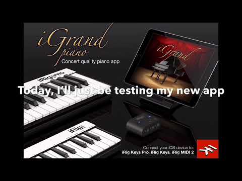 Testing iGrand App on iPad