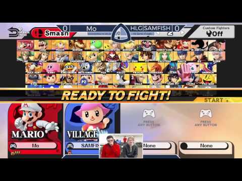 Sm4sh@Mines 48 - Mo (Mario, Zero Suit Samus) Vs. HLG|SAMFISH (Villager) - Winners Semifinals