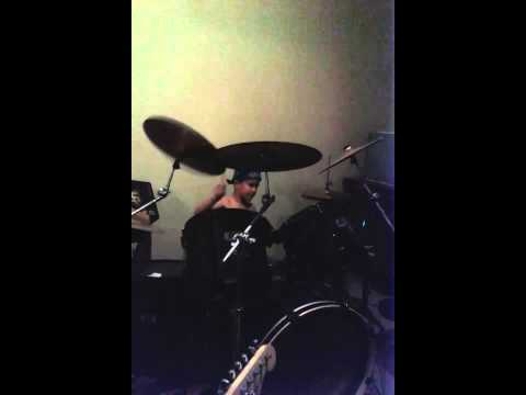 8 year old Jesse Canales rocking the drums