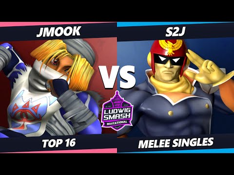 Ludwig Invitational - Jmook (Sheik) Vs. S2J (Captain Falcon) SSBM Melee Tournament
