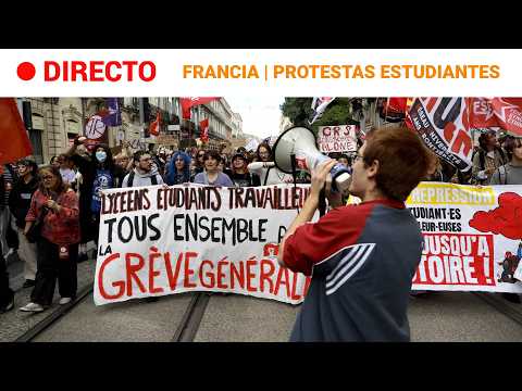 🔴DIRECTO | Los estudiantes franceses toman la Plaza de la Bastilla | RTVE Noticias