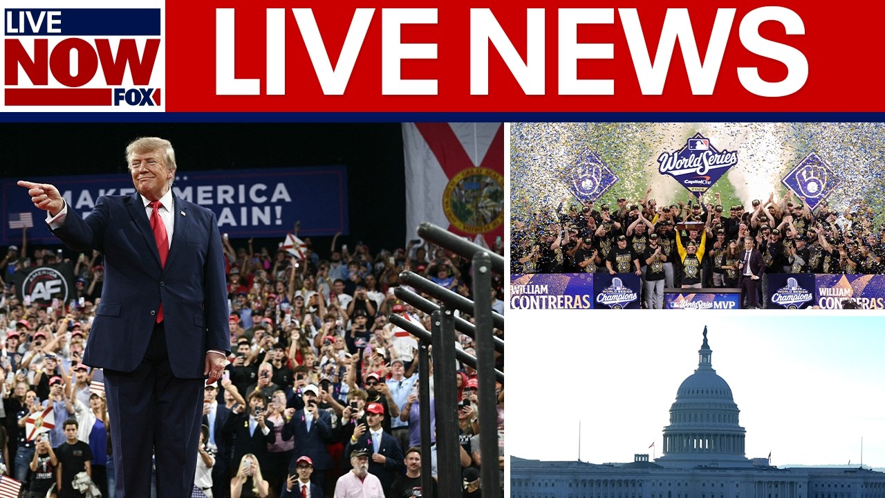 LIVE NEWS: Trump rallies in Florida, Alaska Senate race probe, Brewers victory parade & more