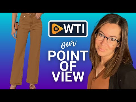 Womens Jeans Mid Waisted 6 Coffee - WTI product video review