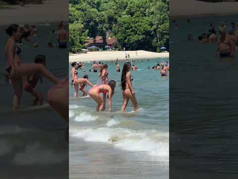 BEAUTIFUL BEACH, Sao Paulo, Brazil 🌊💛 #shorts