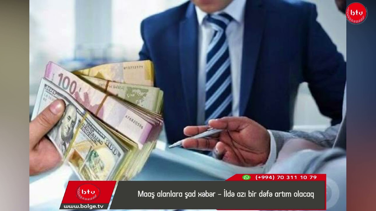 Maaş alanlara şad xəbər - İldə azı bir dəfə artım olacaq