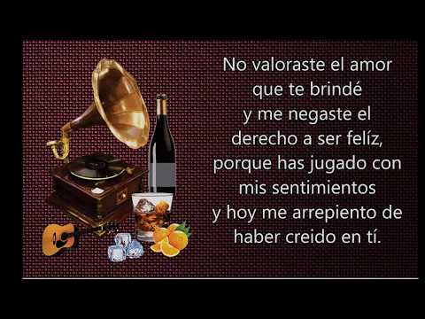 LETRA - Nunca Me Quisiste - Charrito Negro