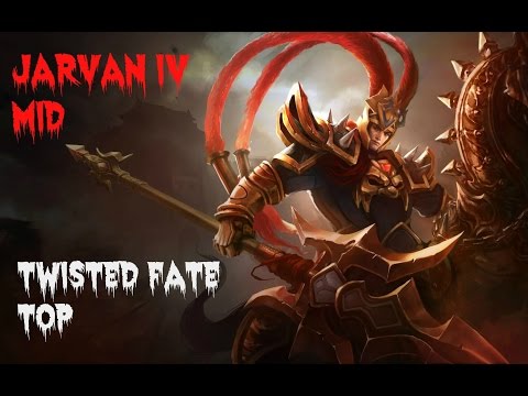 jarvan IV mid lane, TwistedFate top 2016 03 08