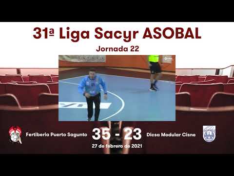31ª Liga Sacyr ASOBAL J22: Fertiberia Puerto Sagunto - Dicsa Modular Cisne 35-23