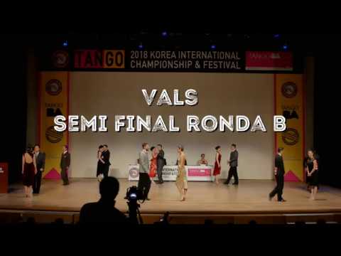 2018 KOREA INTERNATIONAL TANGO CHAMPIONSHIP - Vals Semi Final Ronda B (2018.06.03)