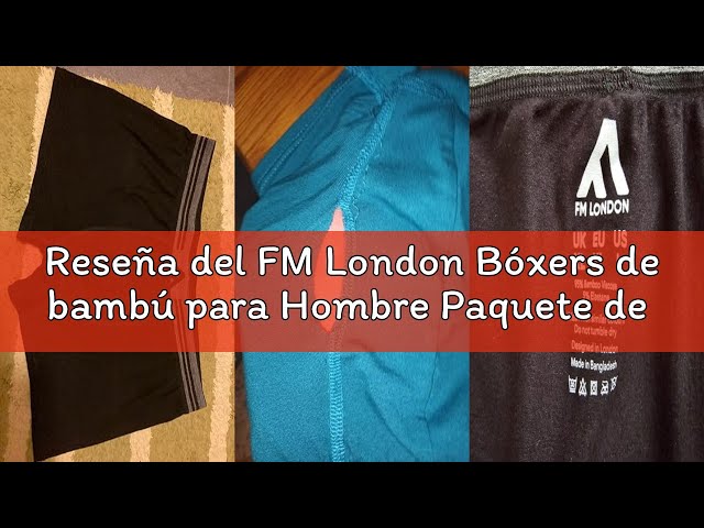 Vídeo relacionado con Bóxers FM London para niños con cintura elástica paquete de 8 - Calzoncillos bóxer cómodos para niños