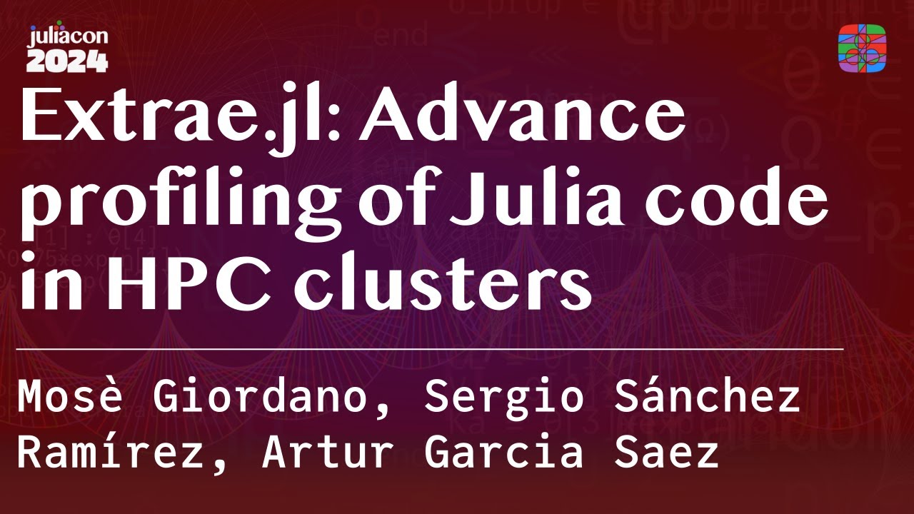 Extrae.jl presentation