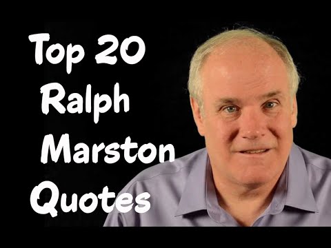 Top 20 Ralph Marston Quotes - The Professional Football Player