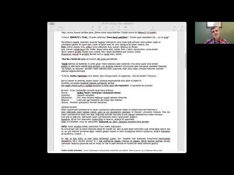 13/11/2025 - Dört Kitabın Manası Dersi