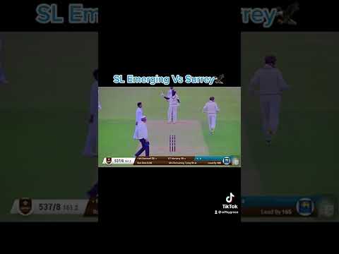 Amshi de Silva's Bouncer Bowl  against Surrey🦅- Sri Lanka Emerging Team Tour in England 2022 #Amshi