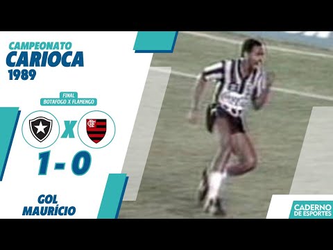 BOTAFOGO 1 X 0 FLAMENGO - FINAL- CAMPEONATO CARIOCA 1989 - GOL