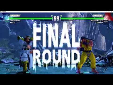 SFV- Snake Eyez (Ryu) VS Tampa Bison (Bison)  Online Ranked - HD