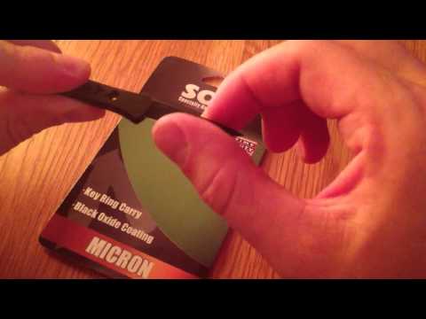 Silent unboxing of S.O.G. Micron knife
