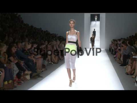 Models walk the runway at Milly by Michelle Smith -  Spri...