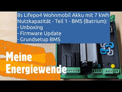 8s #Lifepo4 #Wohnmobil #Akku mit 7 kWh Nutzkapazität - Teil 1 - Unboxing / Update