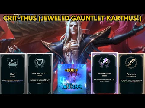 League of Legends ARAM MAYHEM - CRIT-THUS PUMPING DAMAGE! (JEWELED GAUNTLET KARTHUS!)