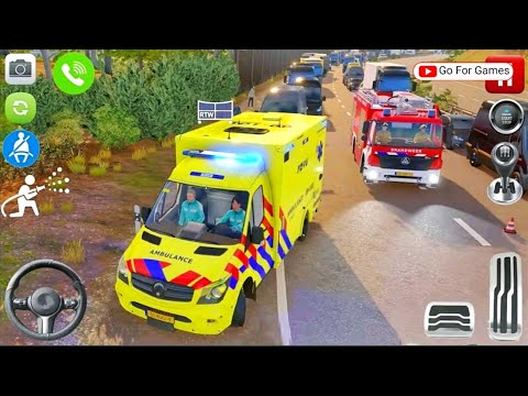 City Ambulance Driving Game - Ambulance Rescue Driving Simulator - Emergency Ambulance Gameplay