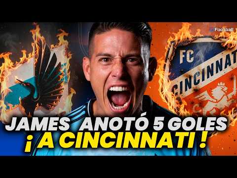 Minnesota thrashed Cincinnati 5-0, all goals by James Rodriguez!