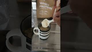 たんぱく質が取れるホットカフェオレの作り方