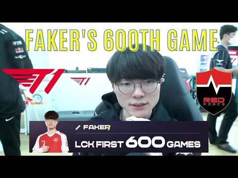 Faker's 600th Game!!! T1 vs NS Game 3 | LCK Spring 2021 W4D1 | T1 vs.  NONGSHIM REDFORCE W4D1 G3