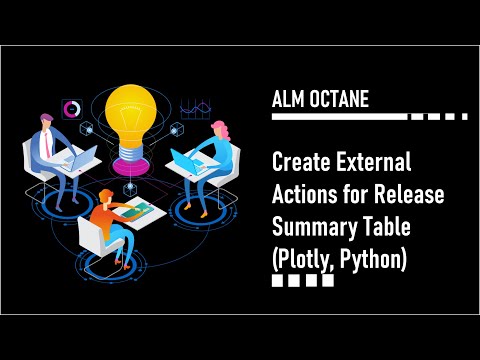Create External Actions For Release Summary Table Plotly Python