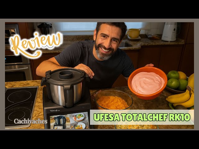 Vídeo relacionado con Ufesa TotalChef RK10 Robot Cocina Multifunción Inteligente, Pantalla Táctil 10", 30 Funciones, WIFI, Capacidad Máxima 4,5L con Asa, Capacidad Útil 3L, Interactiva, Báscula, 15 Programas, Accesorios