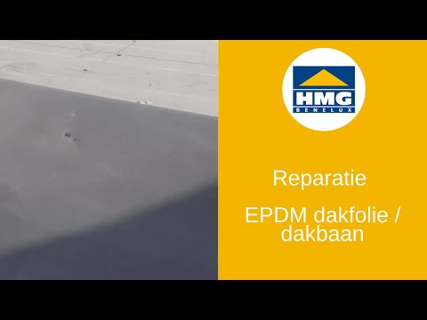 Video: EPDM dakfolie repareren β Schade vΓ³Γ³r de montage herstellen