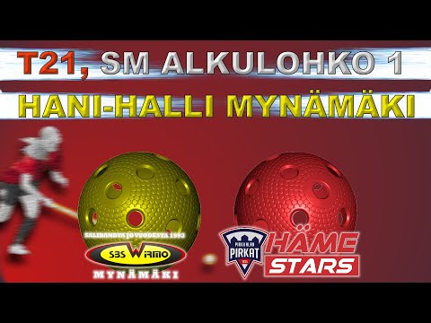 T21, SM-sarja, Alkulohko 1. SBS Wirmo - Pirkat/Häme Stars. HaNi-Halli, Mynämäki 22.10.2021