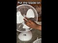 How To Set Up 9 Inch Desktop Fan Foolproof Tutorial