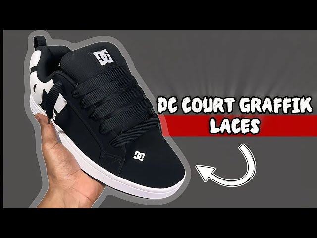 Vídeo relacionado con DC Shoes Court Graffik - Zapatos de Piel Para Hombre Zapatillas para Hombre, White Black Black, 43 EU