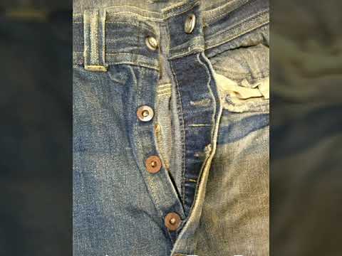1933 vintage Levi denim blue jeans cinch back for sale: vcvdc at MSN dot com
