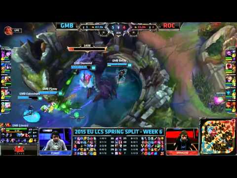 [Highlights] Gambit Gaming vs ROCCAT EU LCS Spring 2015 W6D2   GMB vs ROC