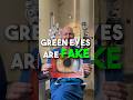GREEN EYES ARE FAKE - Here’s why #science #eyefacts #greeneyes #eyecolour