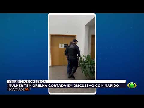 Homem corta orelha da companheira durante discussão por ciúmes em Fazenda Rio Grande