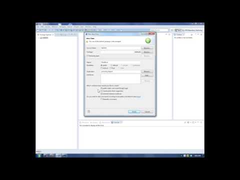 Creating A Java Project And Adding Classes