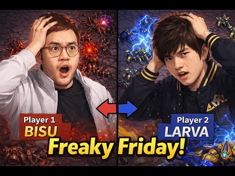 Bisu vs Larva Both Offracing| Starcraft Broodwar