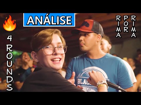 (4 ROUNDS) TAVIN x ALVES | Batalha dos Amigos | ANÁLISE - RIMA POR RIMA