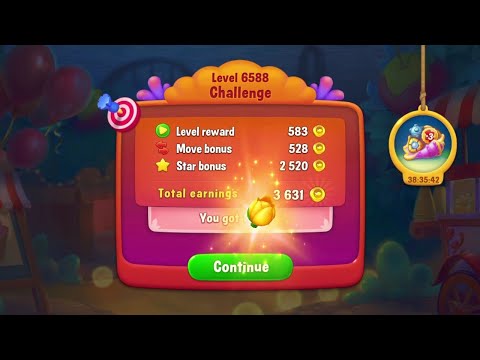 @Fishdom Win Strikes Level 6576 - Special Level 6588 Challenge, Temporary 3rd Rank in Ruby League