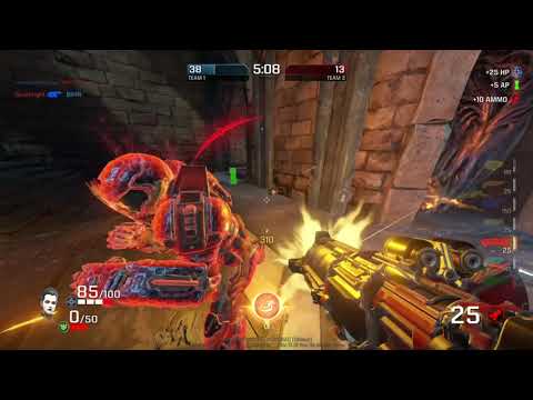 Slash dealing with Doom Slayer Berserkers - Quake Champions