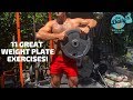 11 Great Weight Plate Exercises! | BJ Gaddour Men's Health Workout Fitness