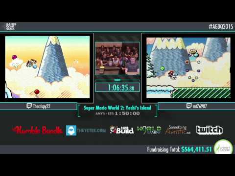 Awesome Games Done Quick 2015 - Part 133 - Yoshi's Island by Thecrispy22 and mt76907
