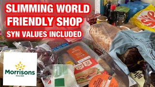 MORRISONS HAUL - SLIMMING WORLD FRIENDLY - SYNS INCLUDED