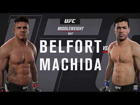 EA Sports UFC 2 - Vitor Belfort vs Lyoto Machida UFC 224 Full Fight Simulation