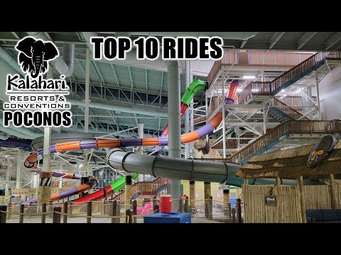 Top 10 Rides at Kalahari Poconos