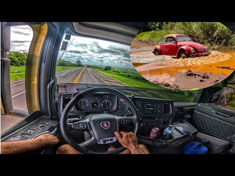 ENTREGUEI O CAMINHÃO NA EMPRESA e VIAJEI COM O FUSCA 🇧🇷